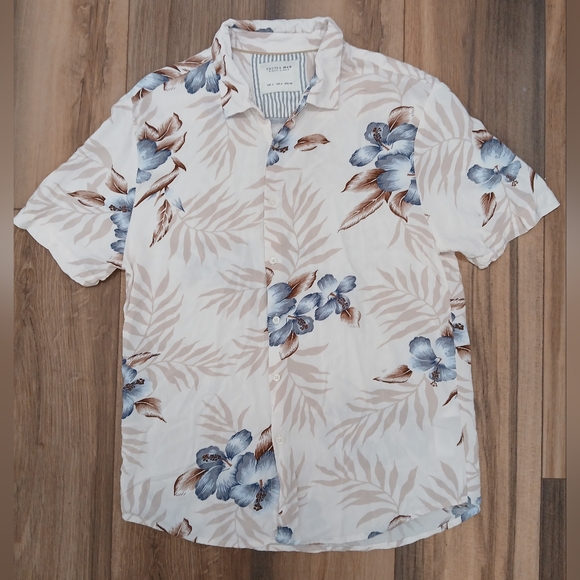 Cactus Man Ricky Singh Other - Cactus Man Ricky Singh Tropical lightweight button-up Beach Vacation shirt Large